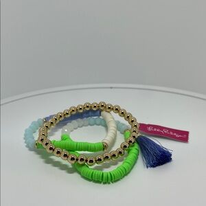 Lilly Pulitzer stackable stretch bracelets